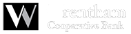 Wrentham Coop Bank Logo White